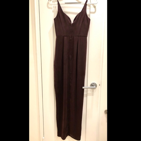 ZIMMERMANN Sueded Drape Dress in Burgundy / Plum - Picture 6 of 7